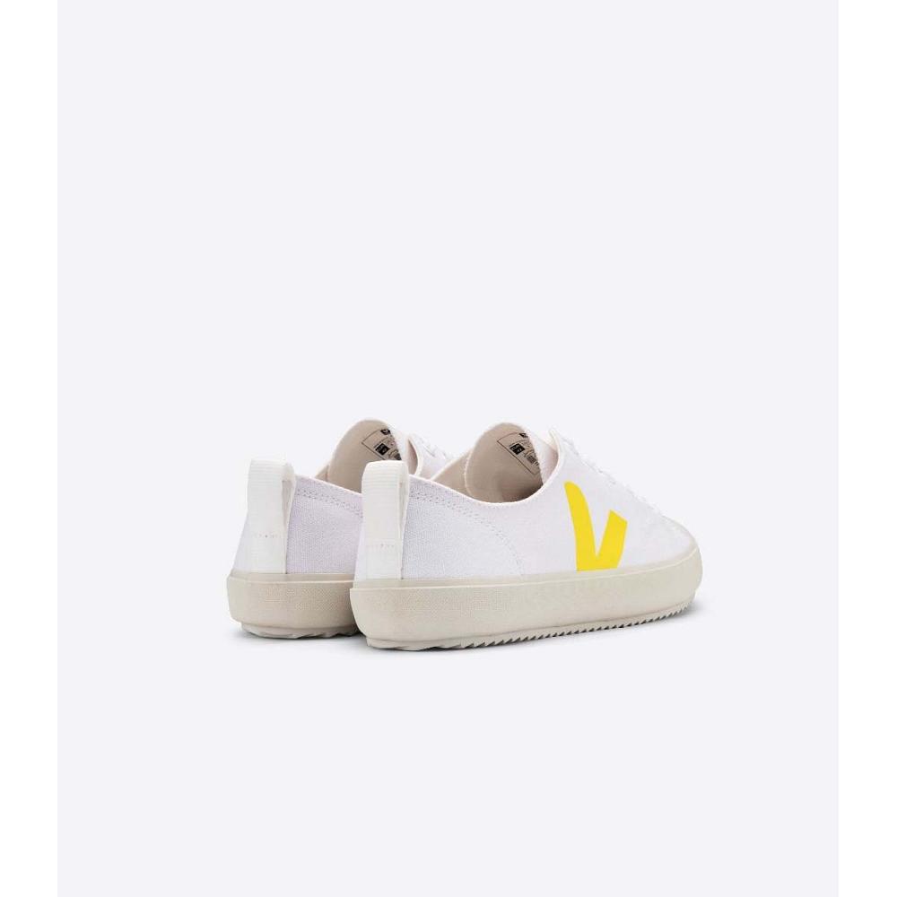 Pantofi Dama Veja NOVA CANVAS White/Yellow | RO 477RVD